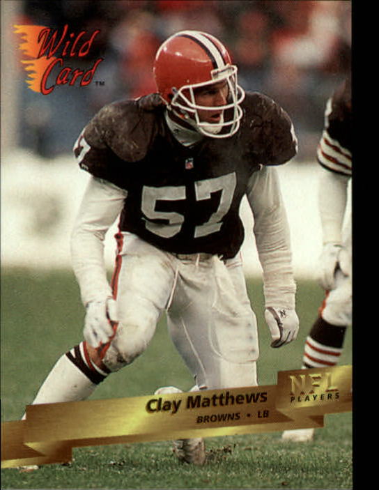 1993 Wild Card Football "Main Set" Base Cards - Picture 82 of 368