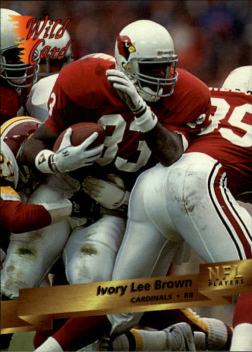 1993 Wild Card #51 Ivory Lee Brown RC