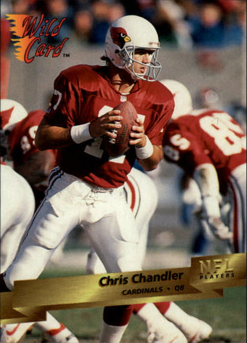 1993 Wild Card #54 Chris Chandler