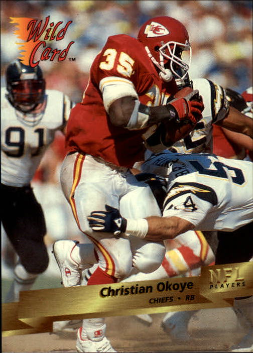 1993 Wild Card #68 Christian Okoye