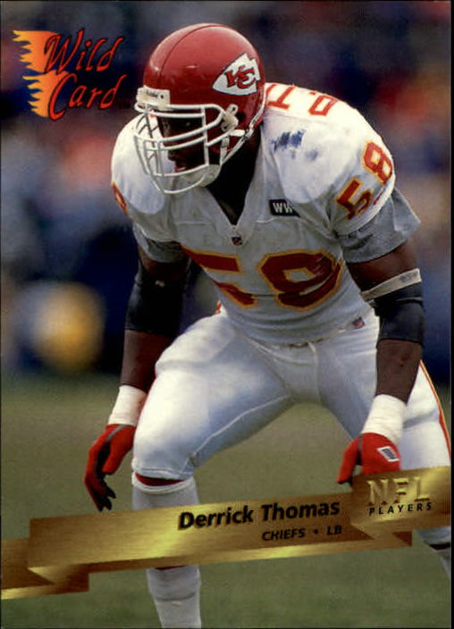 Derrick Thomas of the Kansas City Chiefs during the 1993 season.Thomas