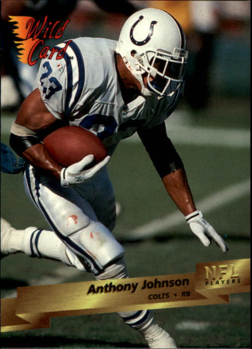 1993 Wild Card #76 Anthony Johnson