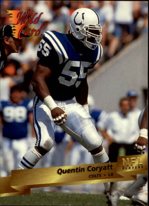 1993 Wild Card #78 Quentin Coryatt