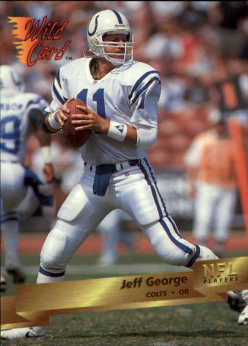 1993 Wild Card #80 Jeff George