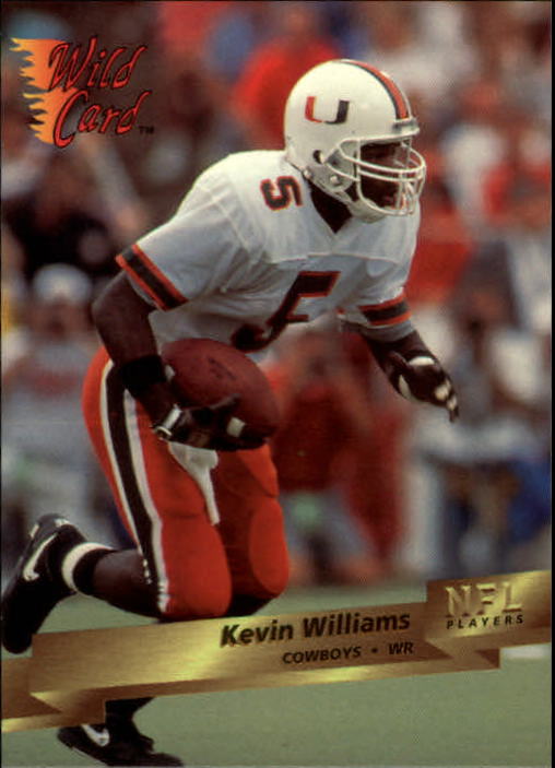 1993 Wild Card #85 Kevin Williams RC WR