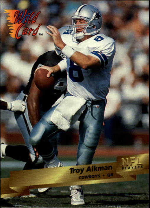 1993 Wild Card #86 Troy Aikman