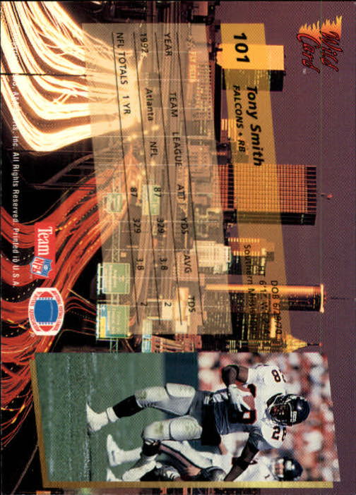 1993 Wild Card Football "Main Set" Base Cards - Picture 191 of 368