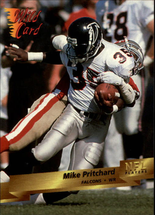 1993 Wild Card #105 Mike Pritchard
