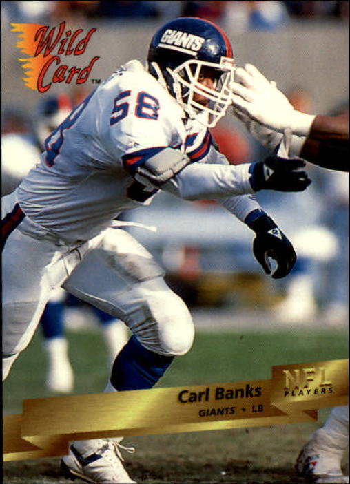 1993 Wild Card Football "Main Set" Base Cards - Picture 204 of 368