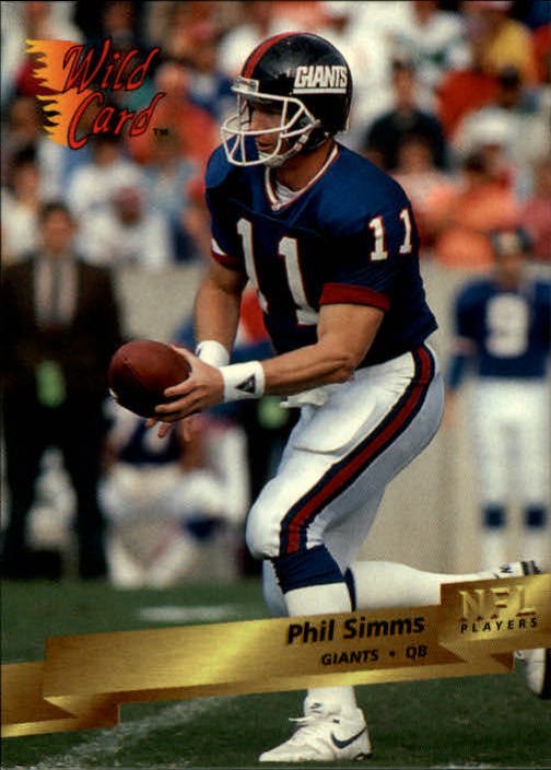 1993 Wild Card #110 Phil Simms