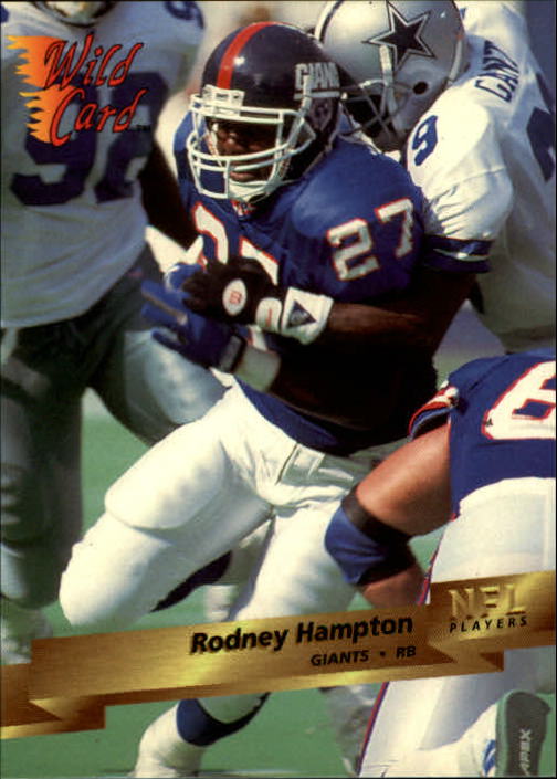 1993 Wild Card #111 Rodney Hampton