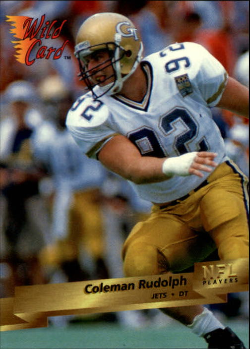 1993 Wild Card Football "Main Set" Base Cards - Picture 216 of 368