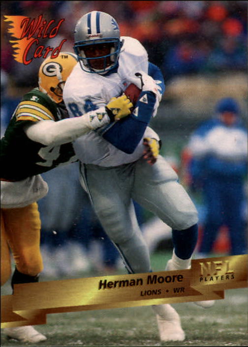 1993 Wild Card #119 Herman Moore