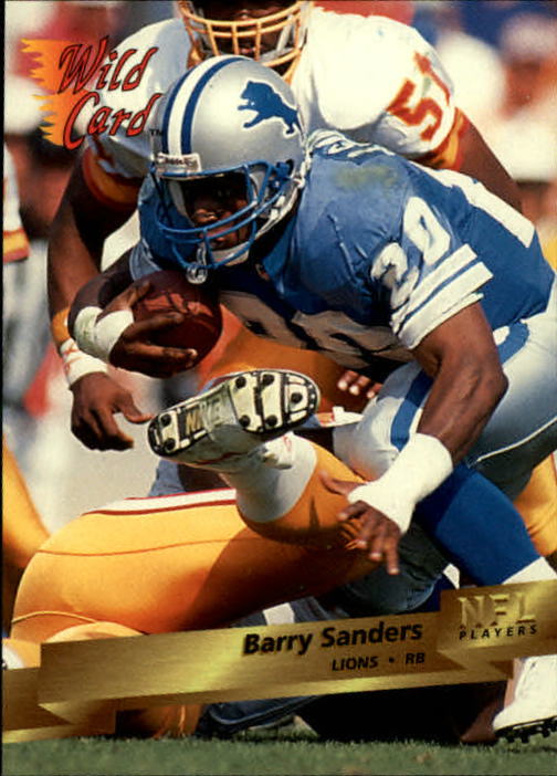 1993 Wild Card Football "Main Set" Base Cards - Picture 236 of 368