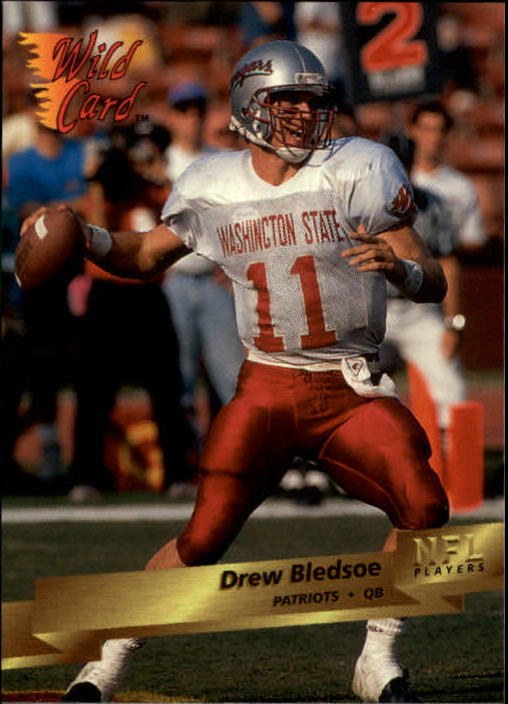 1993 Wild Card #141 Drew Bledsoe RC