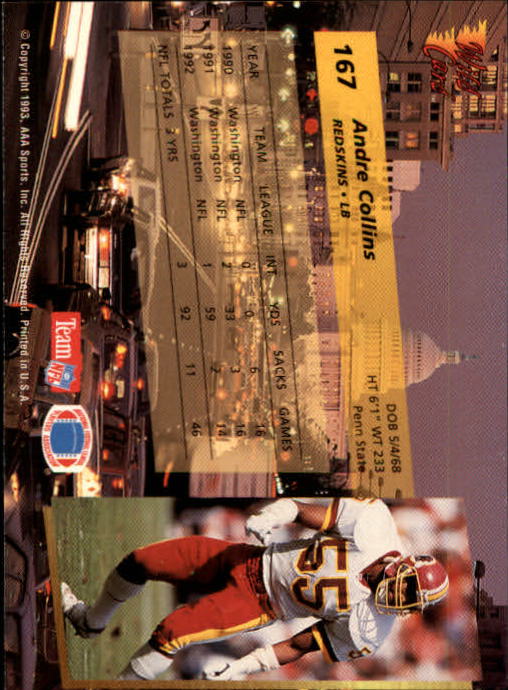 1993 Wild Card Football "Main Set" Base Cards - Picture 320 of 368