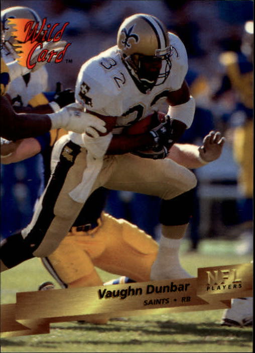 1993 Wild Card #173 Vaughn Dunbar