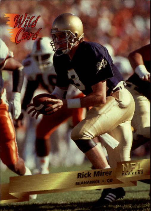 1993 Wild Card Football "Main Set" Base Cards - Picture 335 of 368