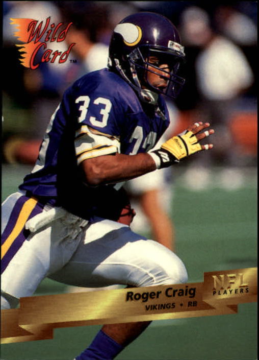 1993 Wild Card #192 Roger Craig