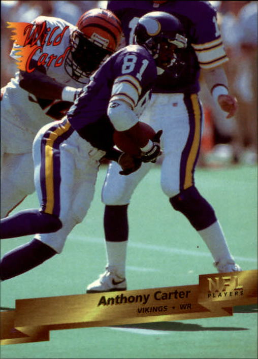 1993 Wild Card #196 Anthony Carter