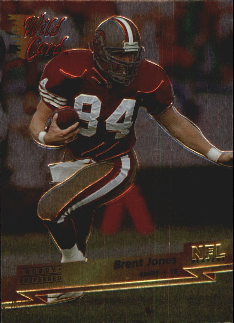 1993 Wild Card Superchrome #5 Brent Jones