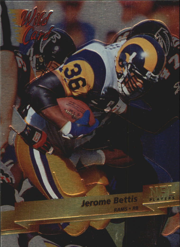 1993 Wild Card Superchrome #204 Jerome Bettis