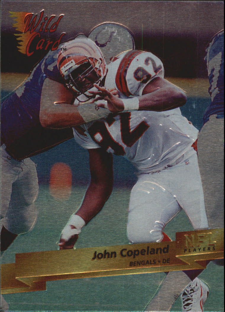 1993 Wild Card Superchrome #213 John Copeland RC