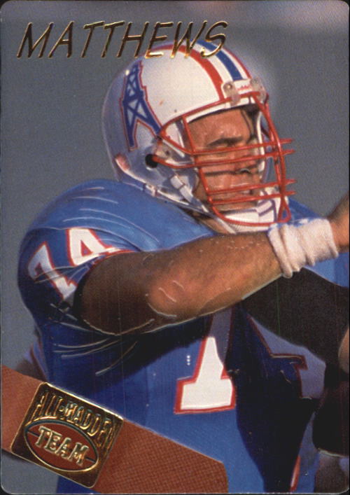 1994 Action Packed All-Madden #18 Bruce Matthews