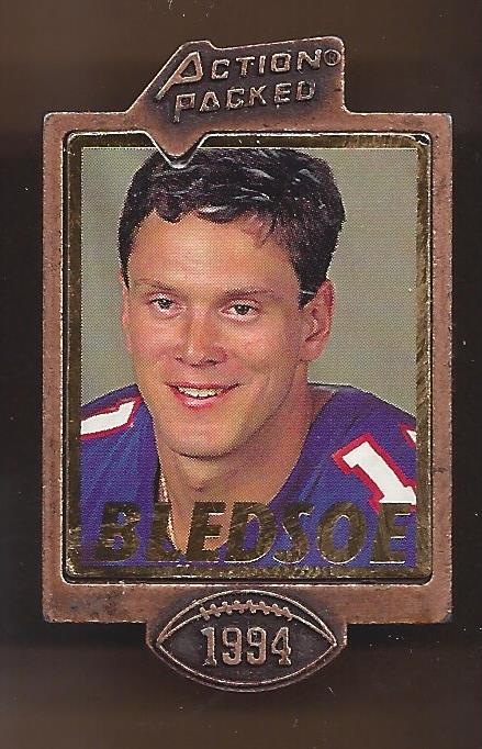 1994 Action Packed Badge of Honor Pins #2 Drew Bledsoe
