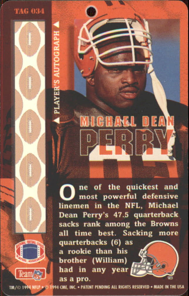 1994 Pro Tags #34 Michael Dean Perry back image