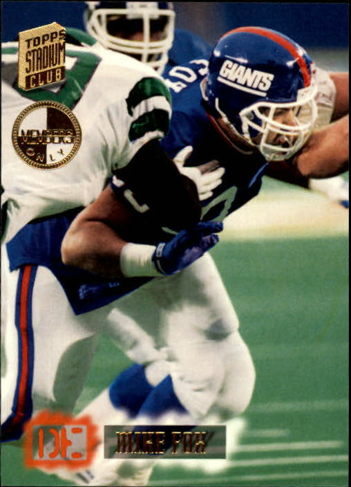 1994 Stadium Club Members Only Parallel #535 Mike Fox