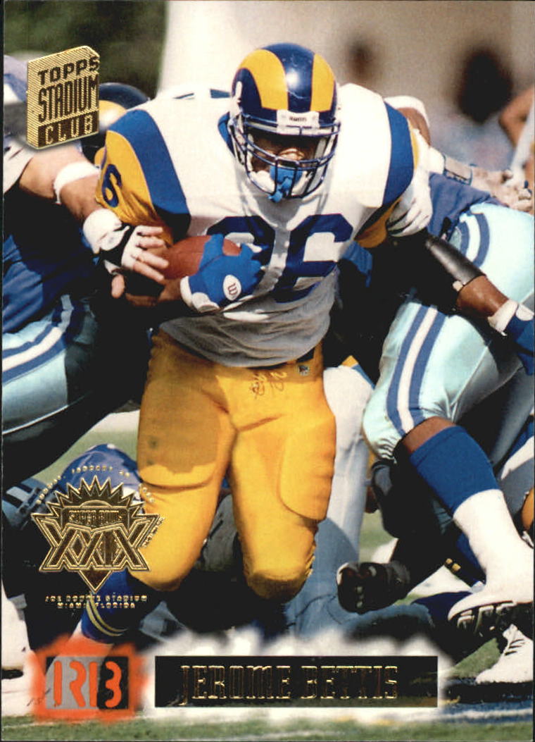 Jerome Bettis 1993 Topps Series 2 Rookie Football Card #604 - St. Louis  Rams at 's Sports Collectibles Store