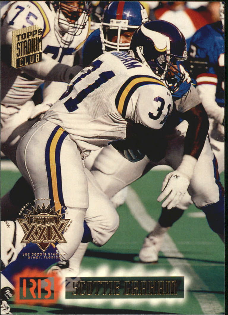 1994 Stadium Club Super Teams Super Bowl #248 Scottie Graham