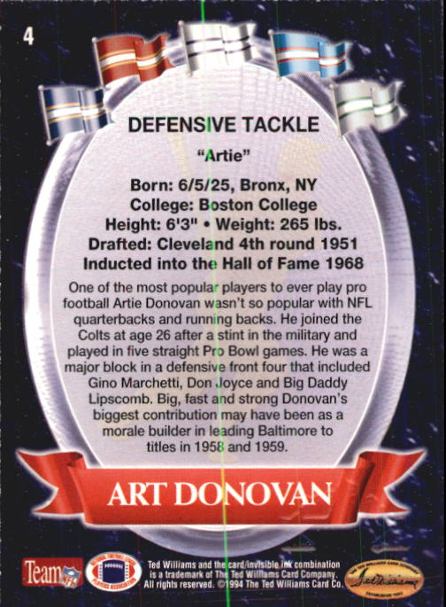 B3313- 1994 Ted Williams Football Cards 1-90 +Inserts -You Pick - 15+ FREE SHIP - Picture 7 of 201