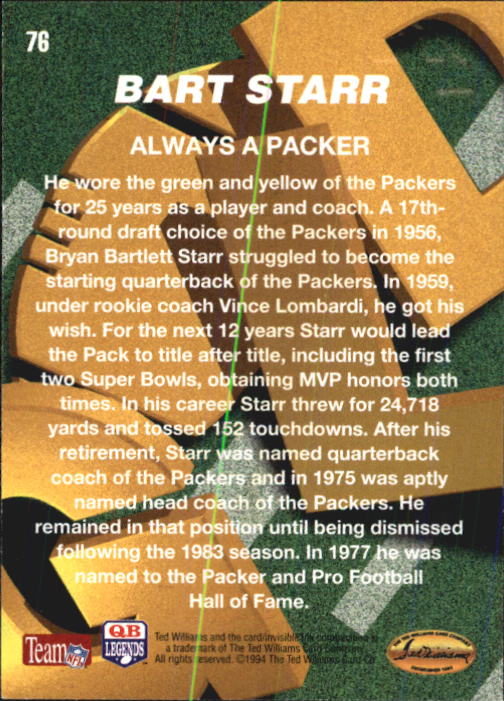 B3313- 1994 Ted Williams Football Cards 1-90 +Inserts -You Pick - 15+ FREE SHIP - Picture 124 of 201