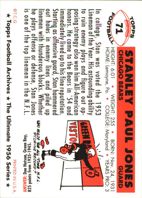 1994 Topps Archives Football 1956 Topps Gold Insert Singles - You Choose - Picture 44 of 68