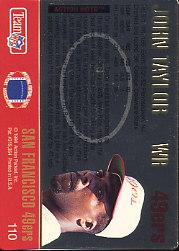 1994 Action Packed #110 John Taylor back image