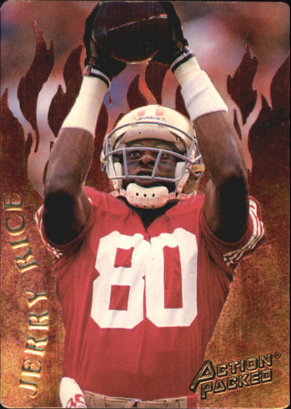 1994 Action Packed Catching Fire #R1 Jerry Rice