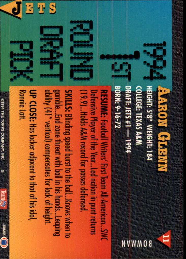 A6919- 1994 Bowman Football Card #s 1-249 +Rookies -You Pick- 15+ FREE US SHIP - Picture 23 of 465