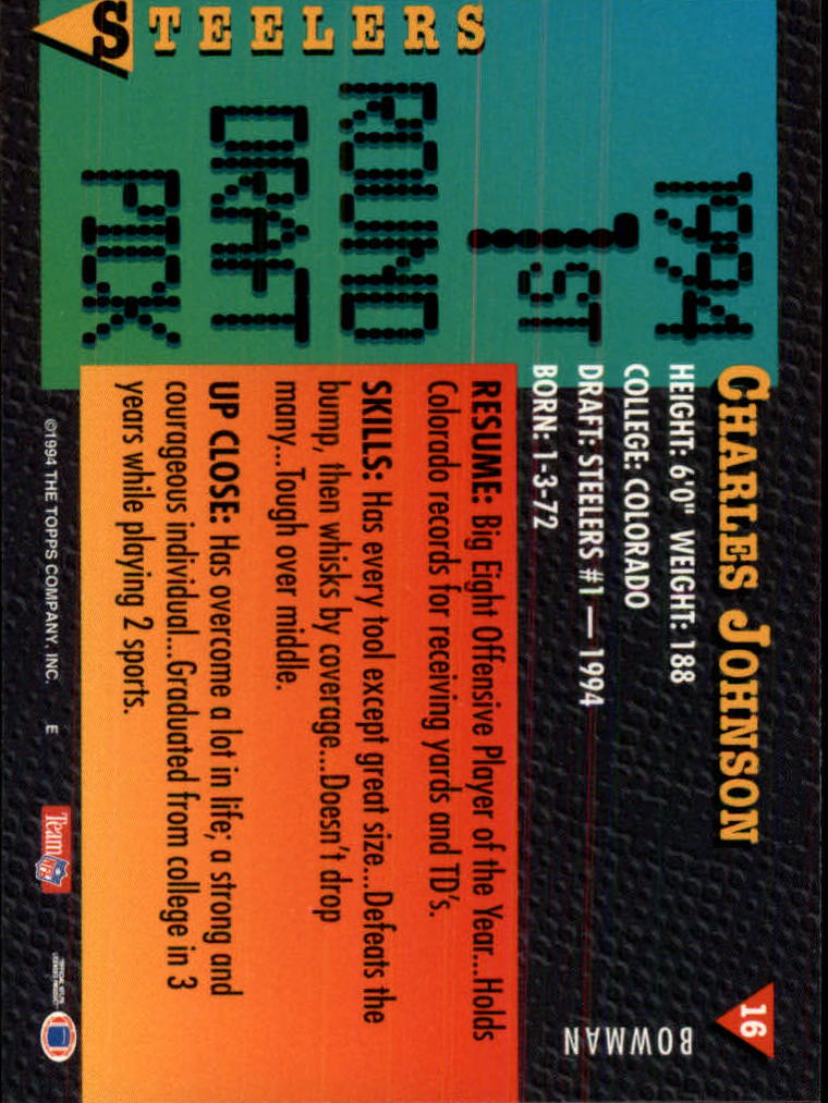A6919- 1994 Bowman Football Card #s 1-249 +Rookies -You Pick- 15+ FREE US SHIP - Picture 31 of 465