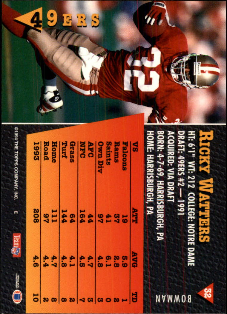A6919- 1994 Bowman Football Card #s 1-249 +Rookies -You Pick- 15+ FREE US SHIP - Picture 61 of 465