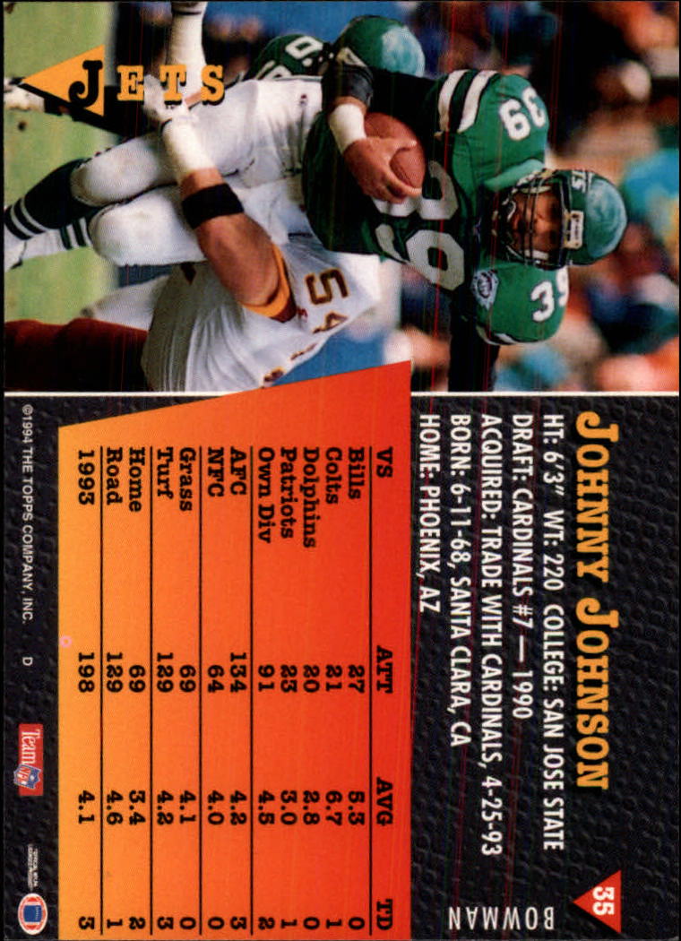 A6919- 1994 Bowman Football Card #s 1-249 +Rookies -You Pick- 15+ FREE US SHIP - Picture 67 of 465
