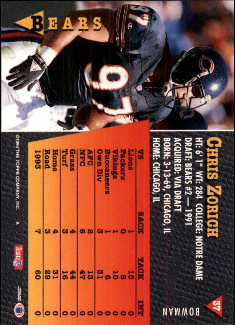 A6919- 1994 Bowman Football Card #s 1-249 +Rookies -You Pick- 15+ FREE US SHIP - Picture 71 of 465
