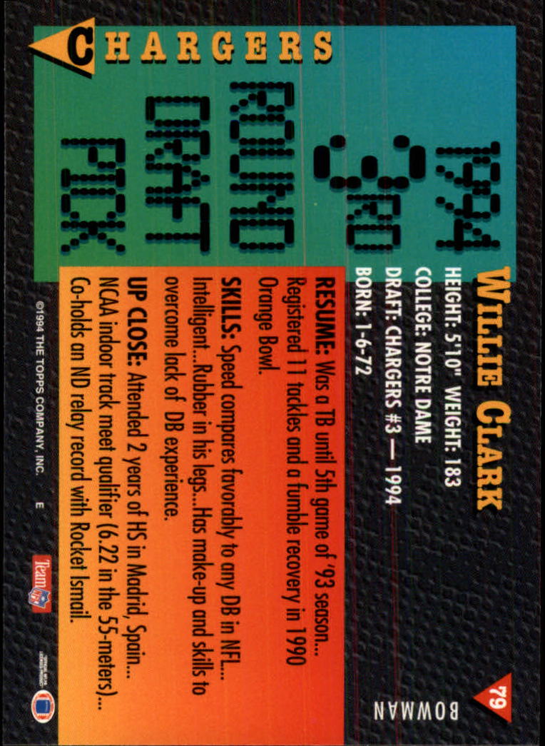 A6919- 1994 Bowman Football Card #s 1-249 +Rookies -You Pick- 15+ FREE US SHIP - Picture 151 of 465