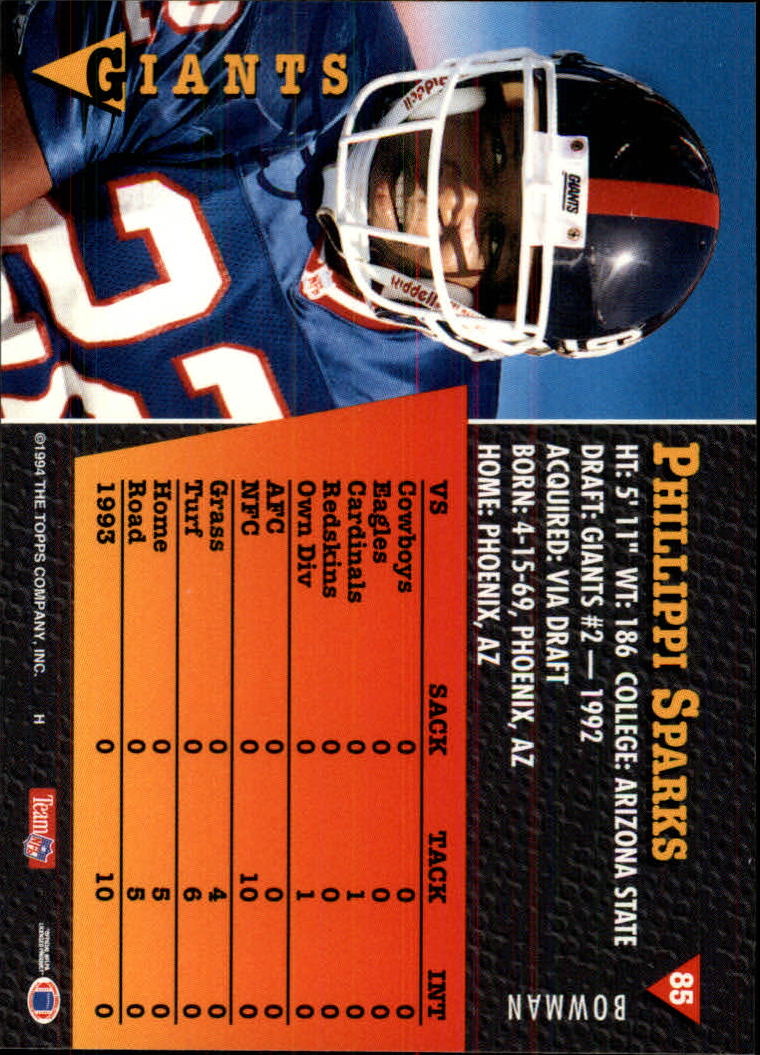 A6919- 1994 Bowman Football Card #s 1-249 +Rookies -You Pick- 15+ FREE US SHIP - Picture 163 of 465