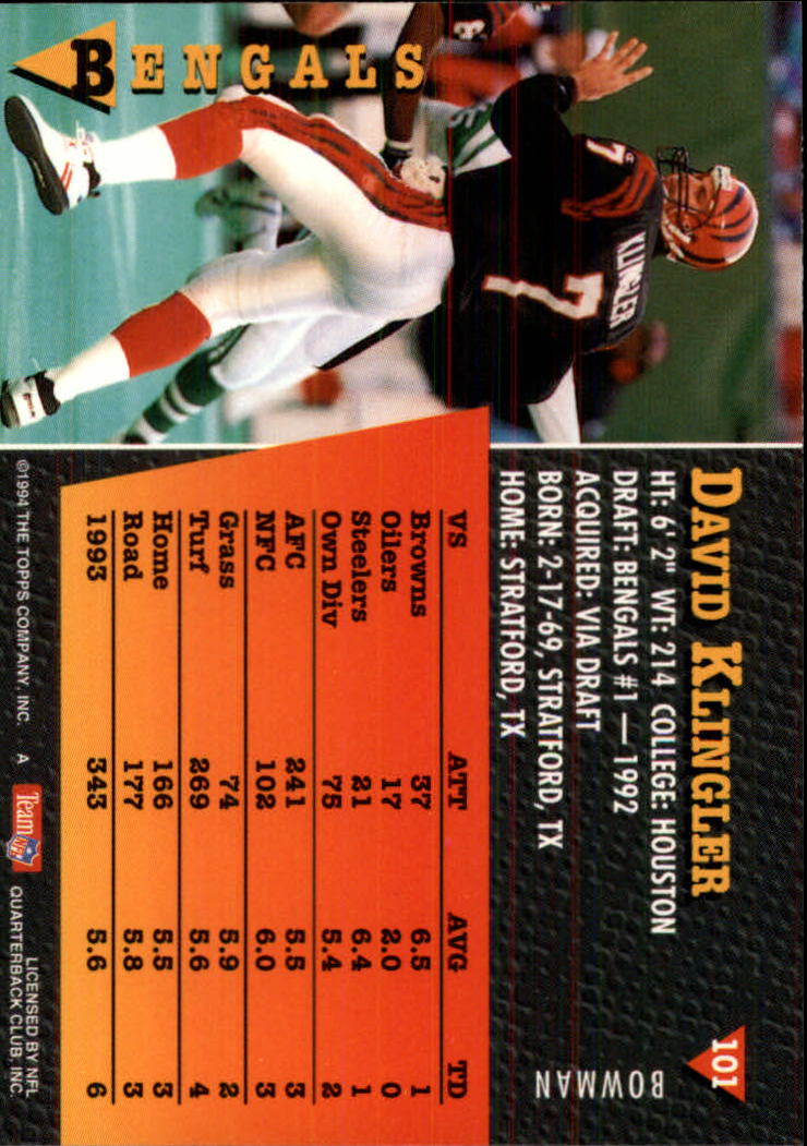 A6919- 1994 Bowman Football Card #s 1-249 +Rookies -You Pick- 15+ FREE US SHIP - Picture 191 of 465