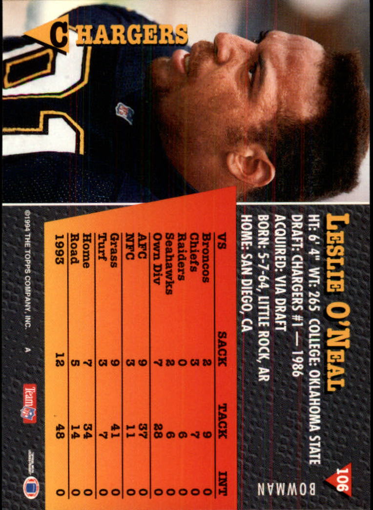 A6919- 1994 Bowman Football Card #s 1-249 +Rookies -You Pick- 15+ FREE US SHIP - Picture 201 of 465