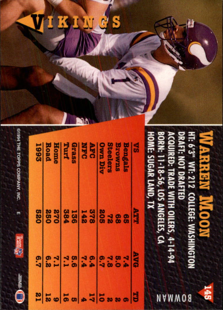 A6919- 1994 Bowman Football Card #s 1-249 +Rookies -You Pick- 15+ FREE US SHIP - Picture 267 of 465