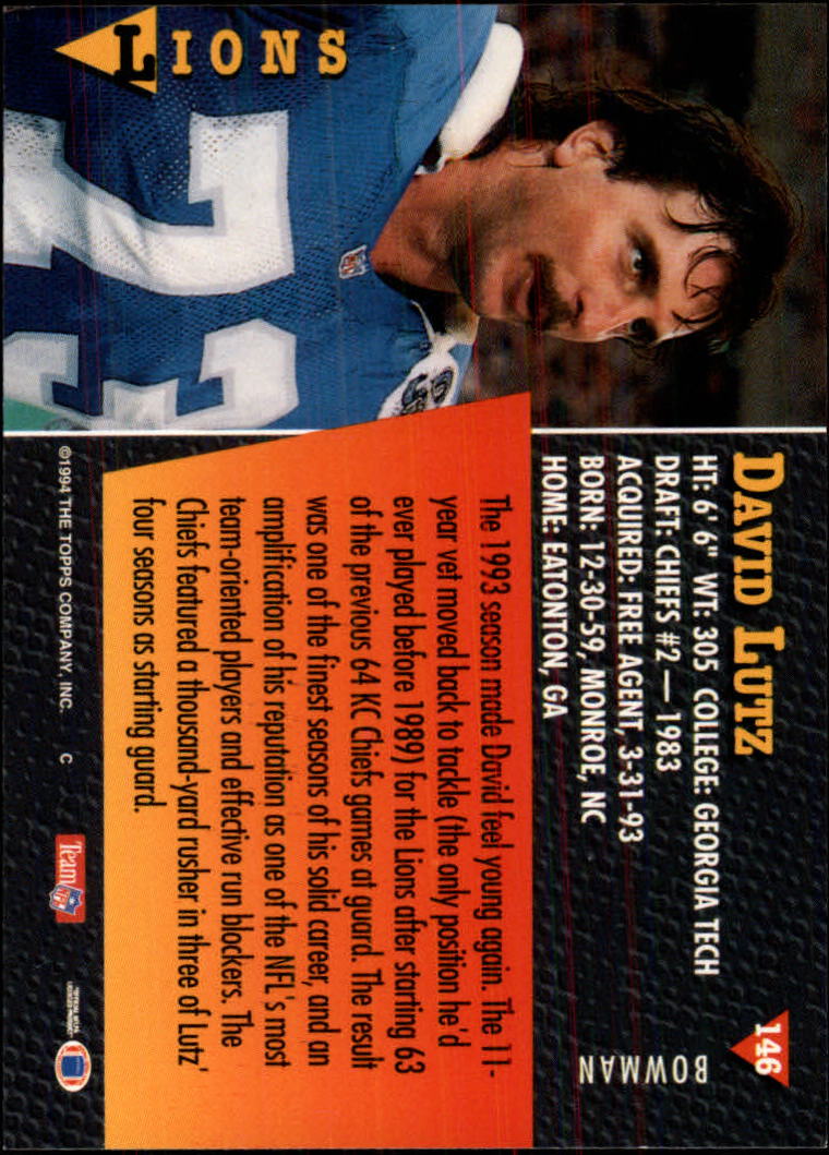 A6919- 1994 Bowman Football Card #s 1-249 +Rookies -You Pick- 15+ FREE US SHIP - Picture 269 of 465