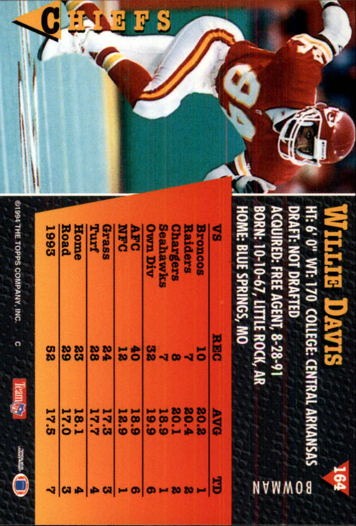 A6919- 1994 Bowman Football Card #s 1-249 +Rookies -You Pick- 15+ FREE US SHIP - Picture 303 of 465